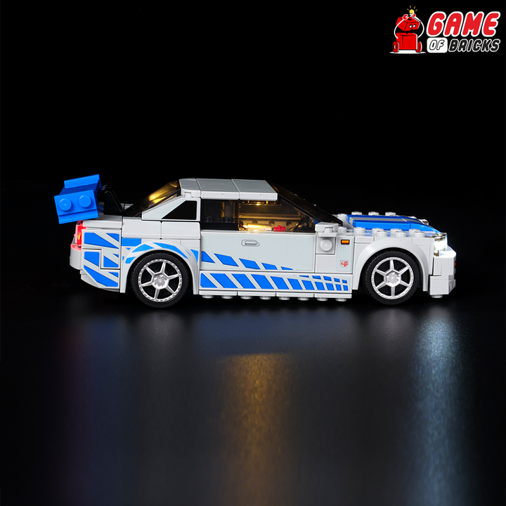 LEGO 2 Fast 2 Furious Nissan Skyline GT-R (R34) 76917 Light Kit