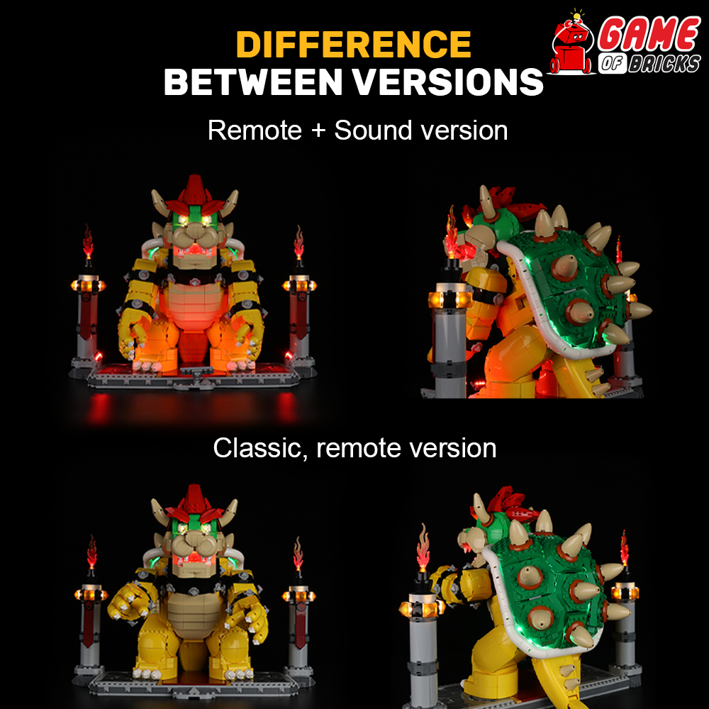 LEGO The Mighty Bowser 71411 Light Kit