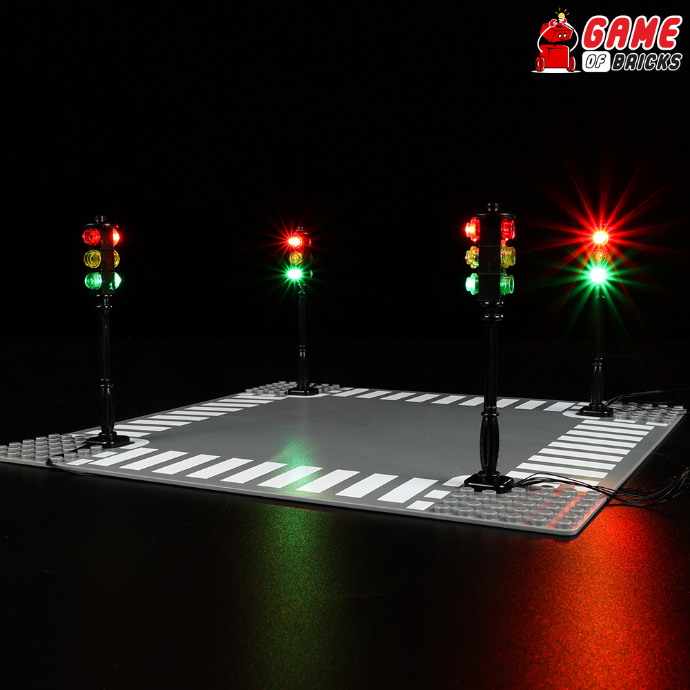 traffic lights for lego tracks