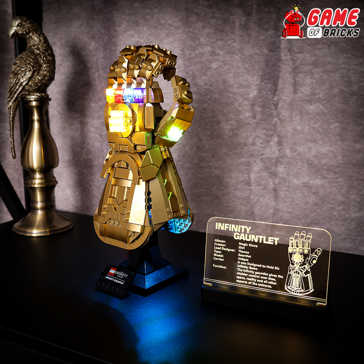 LEGO LED Nameplate for Infinity Gauntlet 76191