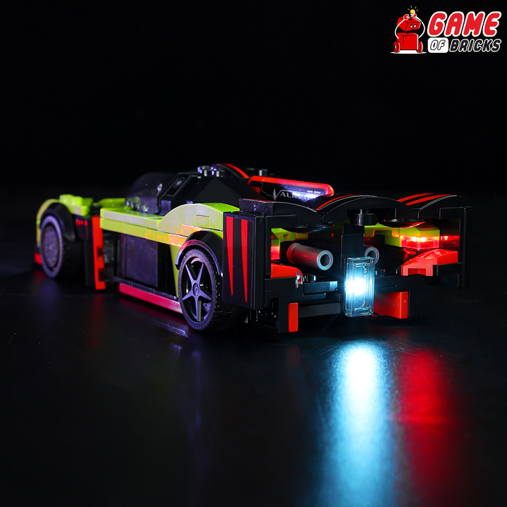 Beleuchtungsset für Aston Martin Valkyrie AMR Pro und Aston Martin Vantage GT3 76910