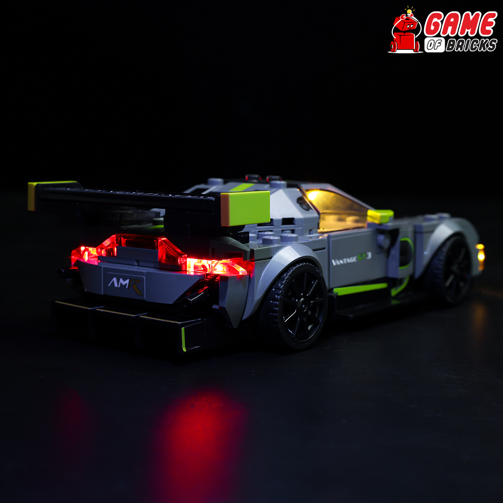 Beleuchtungsset für Aston Martin Valkyrie AMR Pro und Aston Martin Vantage GT3 76910