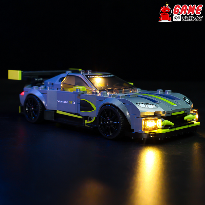 Beleuchtungsset für Aston Martin Valkyrie AMR Pro und Aston Martin Vantage GT3 76910