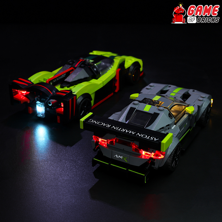 Beleuchtungsset für Aston Martin Valkyrie AMR Pro und Aston Martin Vantage GT3 76910