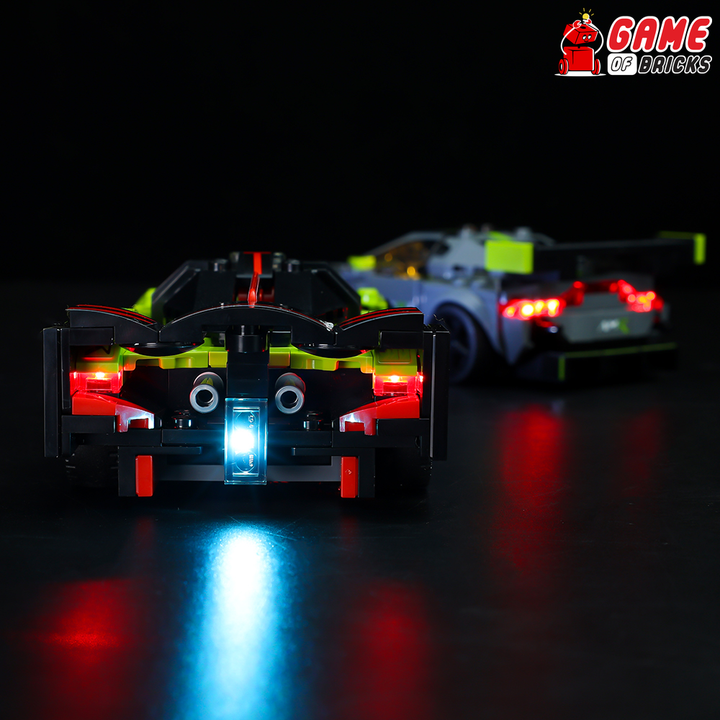 Beleuchtungsset für Aston Martin Valkyrie AMR Pro und Aston Martin Vantage GT3 76910