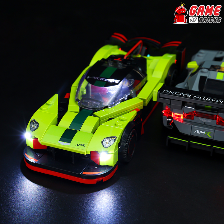 Beleuchtungsset für Aston Martin Valkyrie AMR Pro und Aston Martin Vantage GT3 76910