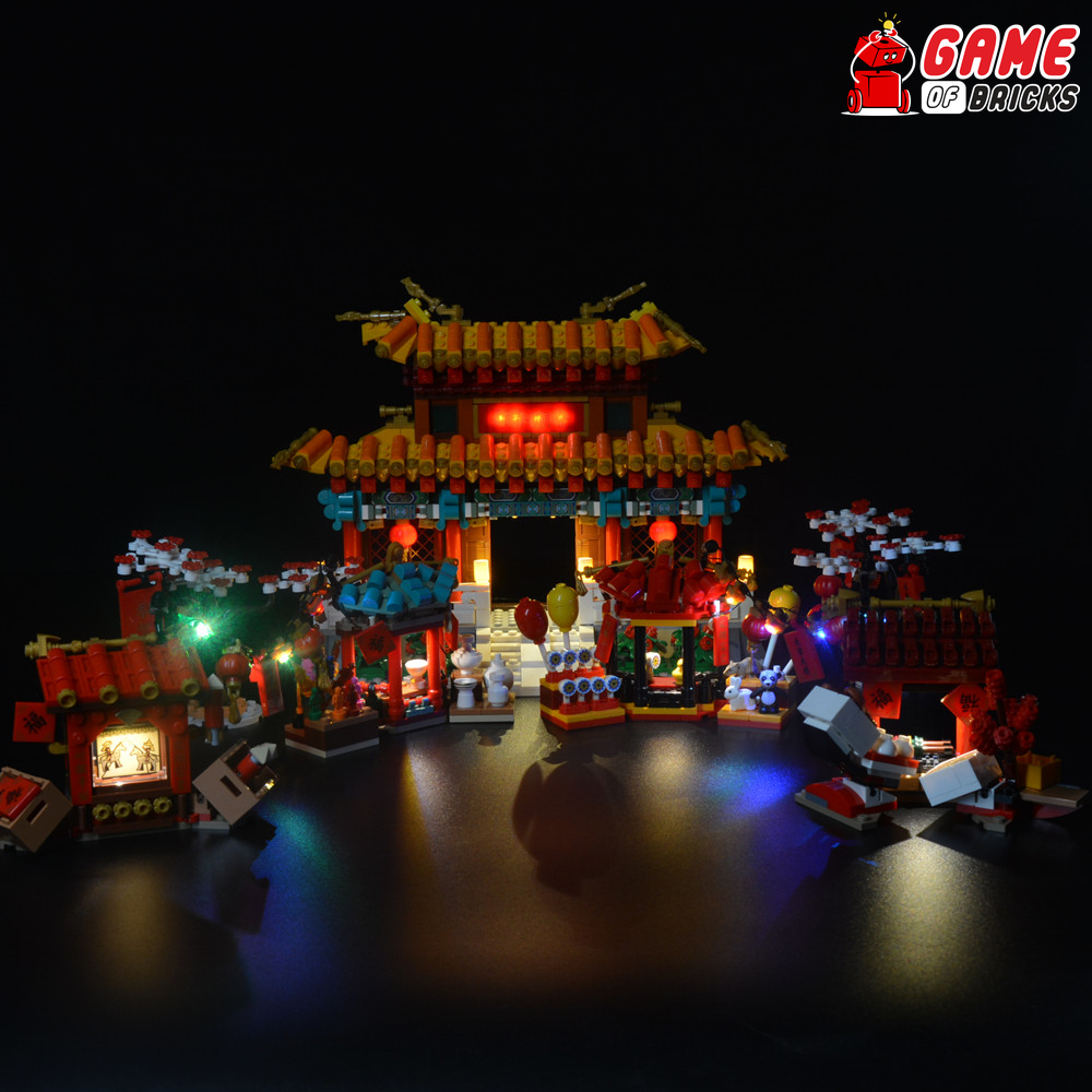 LEGO® Chinese New Year Temple Fair 80105 Light Kit– Game of Bricks DE