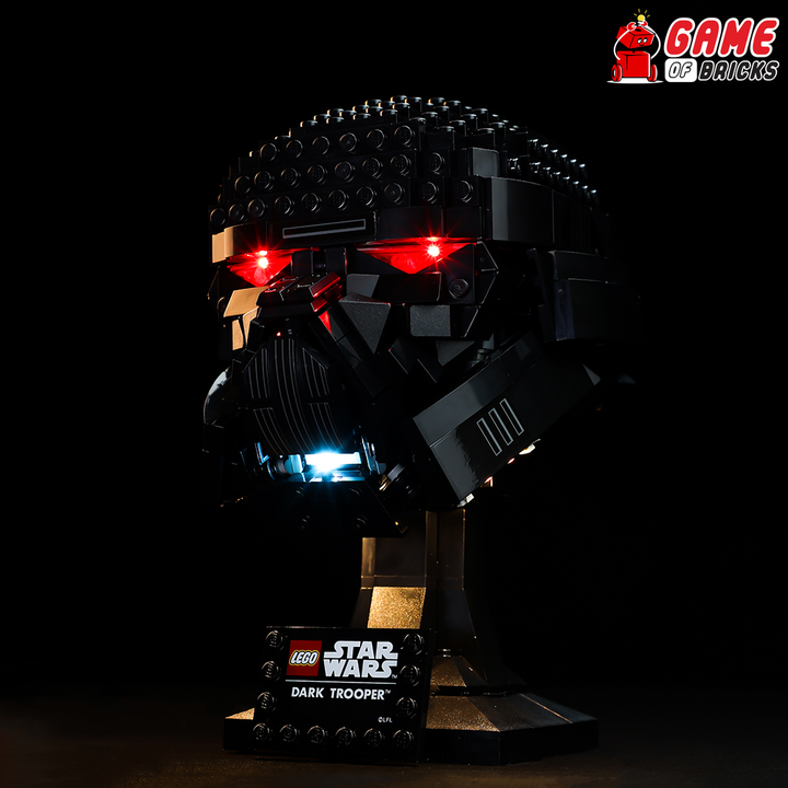 LEGO Dark Trooper Helmet 75343 Light Kit