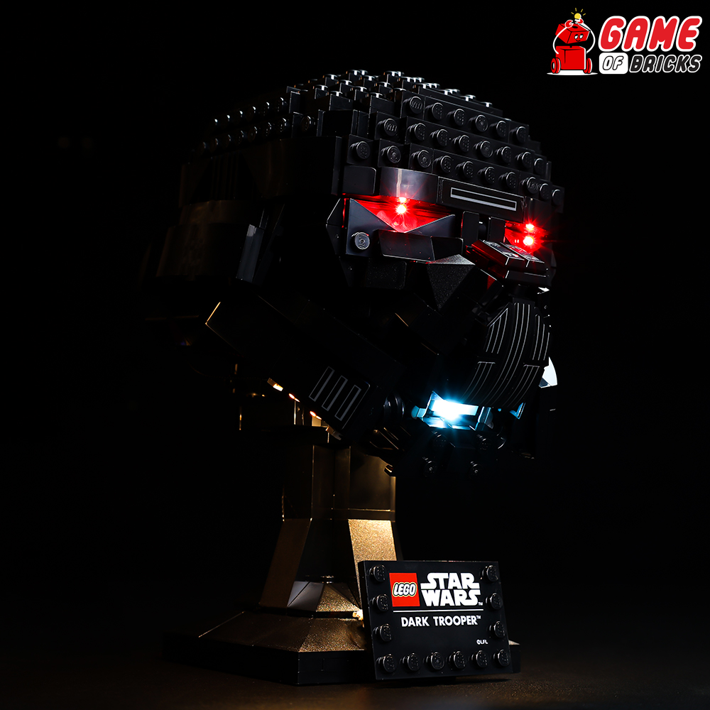 LEGO Dark Trooper Helmet 75343 Light Kit