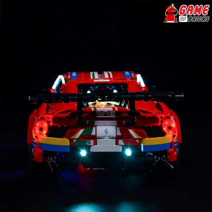 LEGO Ferrari 488 GTE “AF Corse #51” 42125 Light Kit
