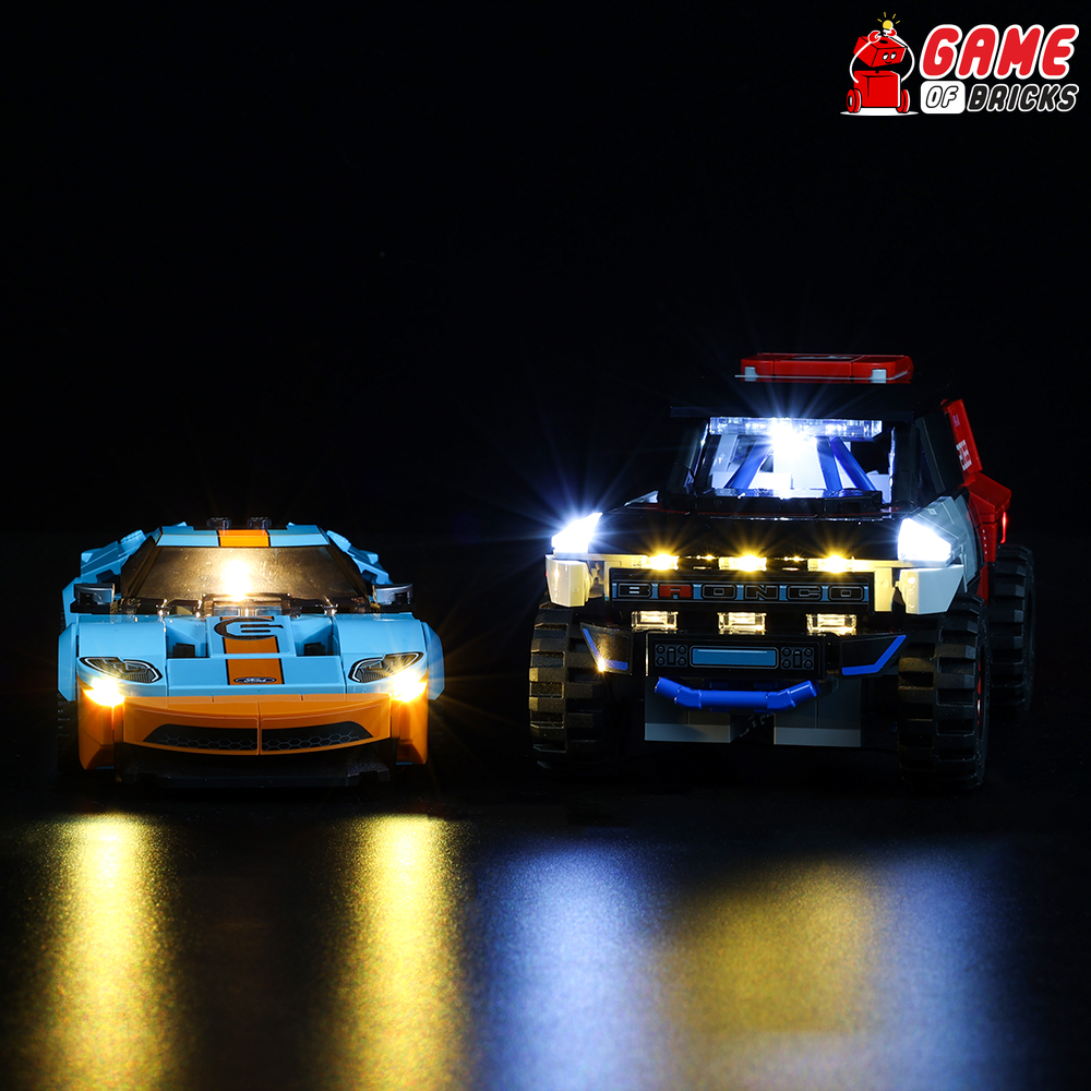 LEGO Ford GT Heritage Edition and Bronco R 76905 Light Kit