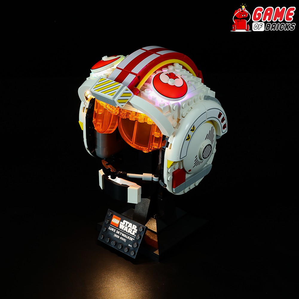 LEGO Luke Skywalker (Red Five) Helmet 75327 Light Kit