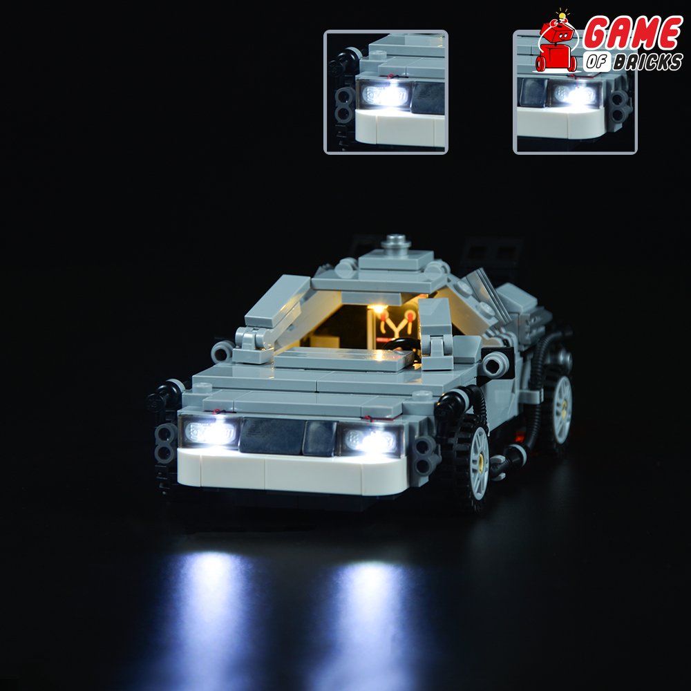 LEGO The DeLorean Time Machine 21103 Light Kit